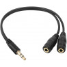 3.5mm Stereo Splitter 6"
